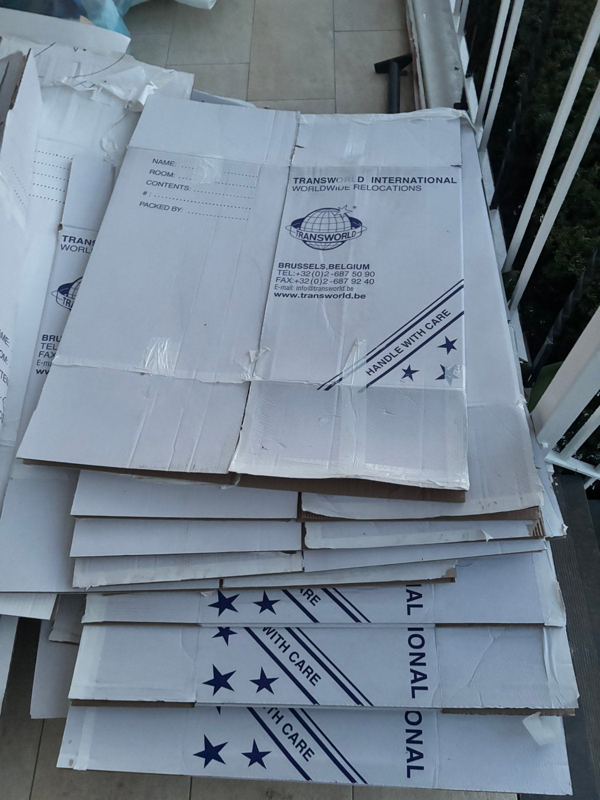 verhuisdoos, Doe-het-zelf en Bouw, Ophalen, Gebruikt, Overige typen, Opvouwbaar