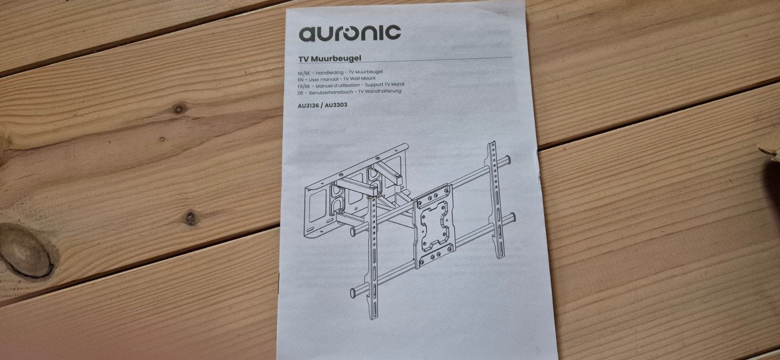 Tv-Beugel Auronic zwart 37 t/m 70 Inch, Ophalen