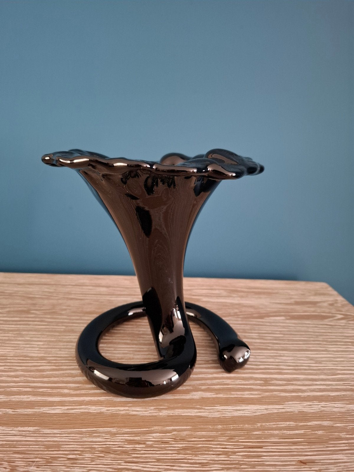 Vaas in kelkvorm, Maison & Meubles, Accessoires pour la Maison | Vases, Enlèvement, Noir