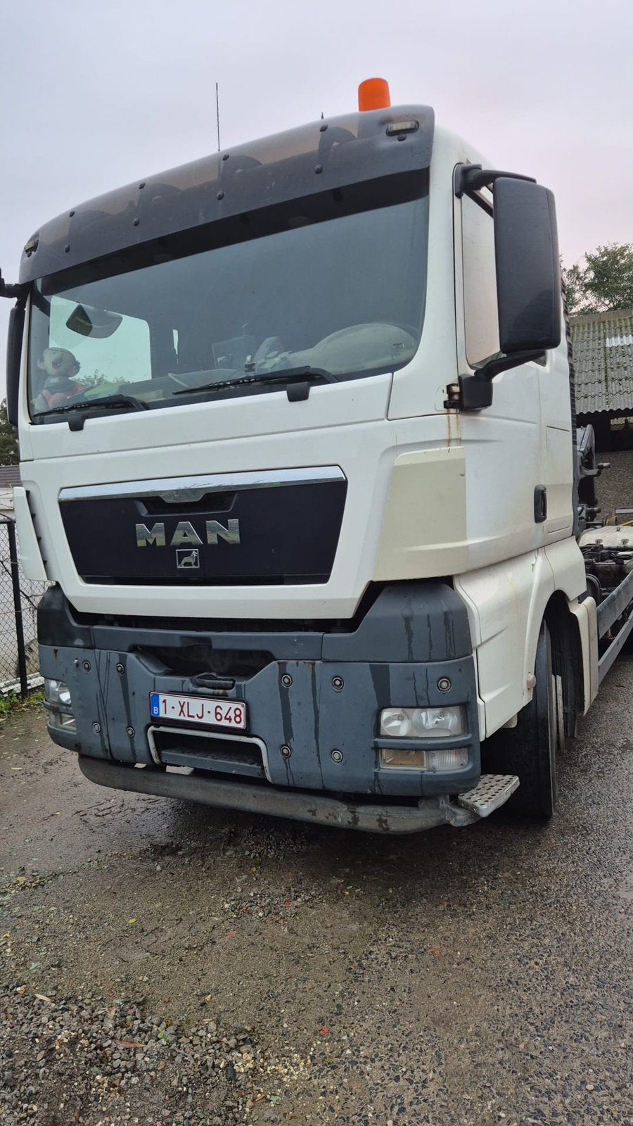 Man container camion, Achat, 2 places, MAN, Noir
