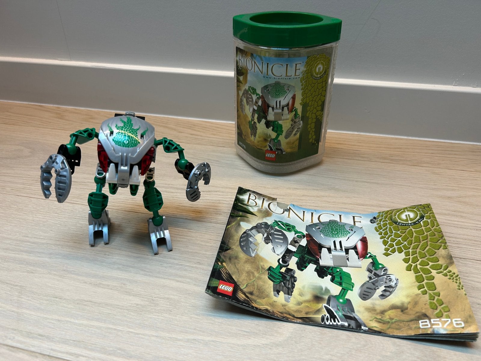 Lego bionicle lehvak kal 8576, Ophalen of Verzenden, Zo goed als nieuw, Lego, Bionicle
