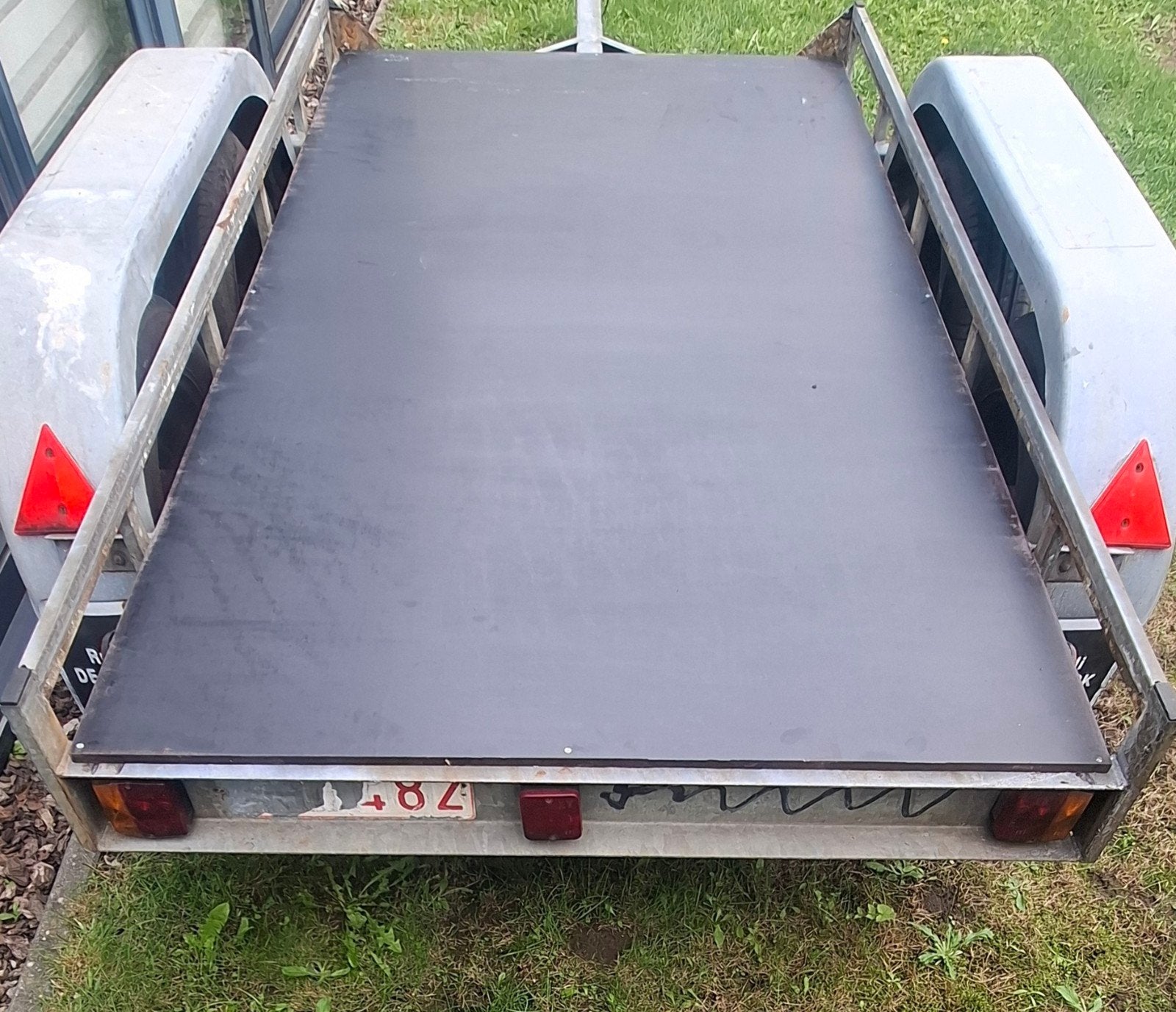 aanhangwagen dubbelasser Remorque 750kg, Ophalen of Verzenden