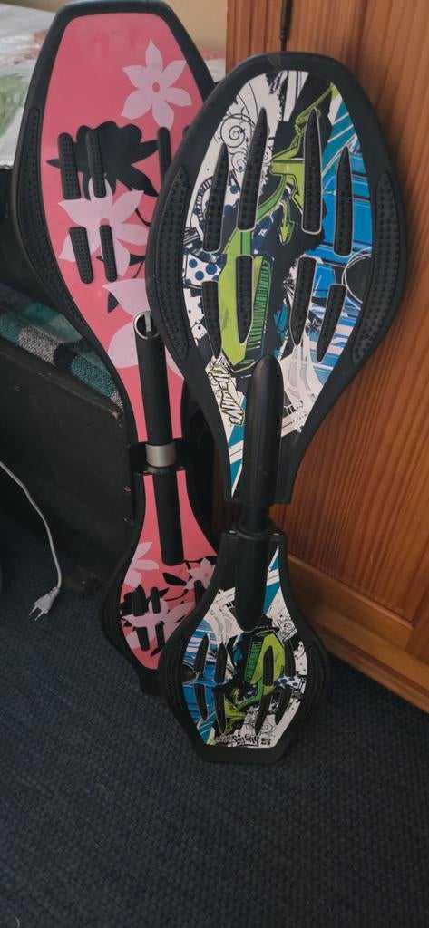 Wavebord  x21roze en 1 blauwe, Sport en Fitness, Ophalen, Gebruikt, Waveboard