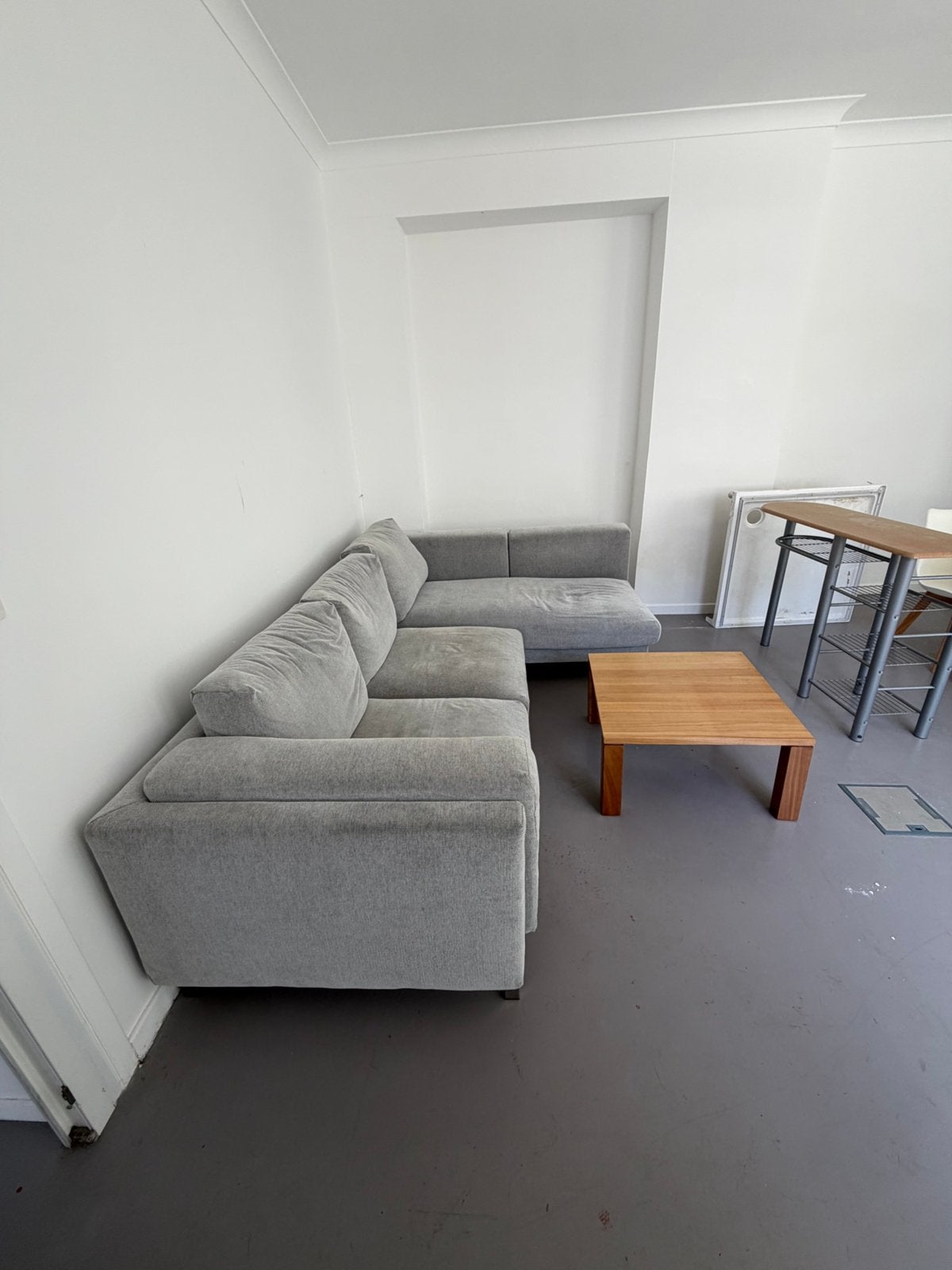 IKEA Nockeby hoekbank — Zo goed als nieuw, Huis en Inrichting, Zetels | Zetels en Chaises Longues, Zo goed als nieuw, Vierpersoons of meer
