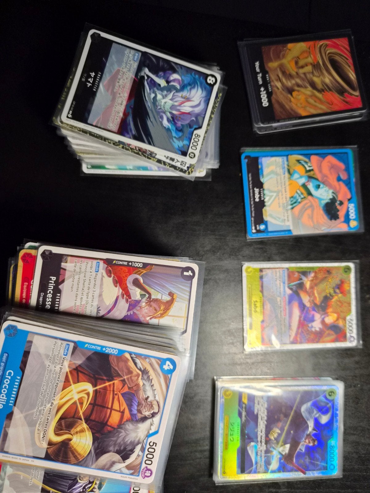 Lot cartes One Piece 315 cartes, Enlèvement