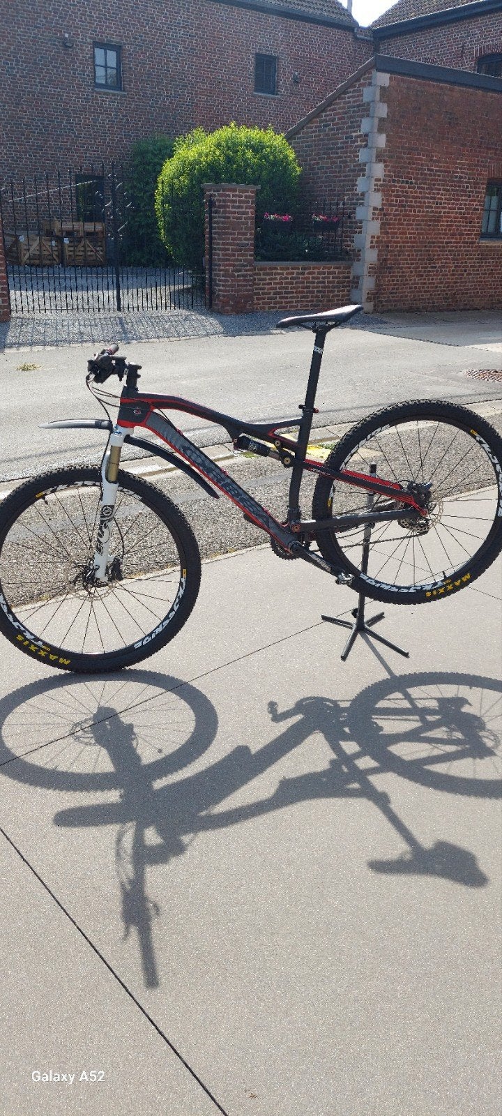 VTT orbea carbone, Enlèvement