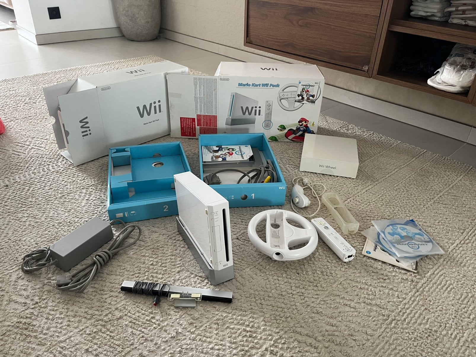 Nintendo Wii complete, boite + accessoires, Consoles de jeu & Jeux vidéo, Enlèvement, Comme neuf