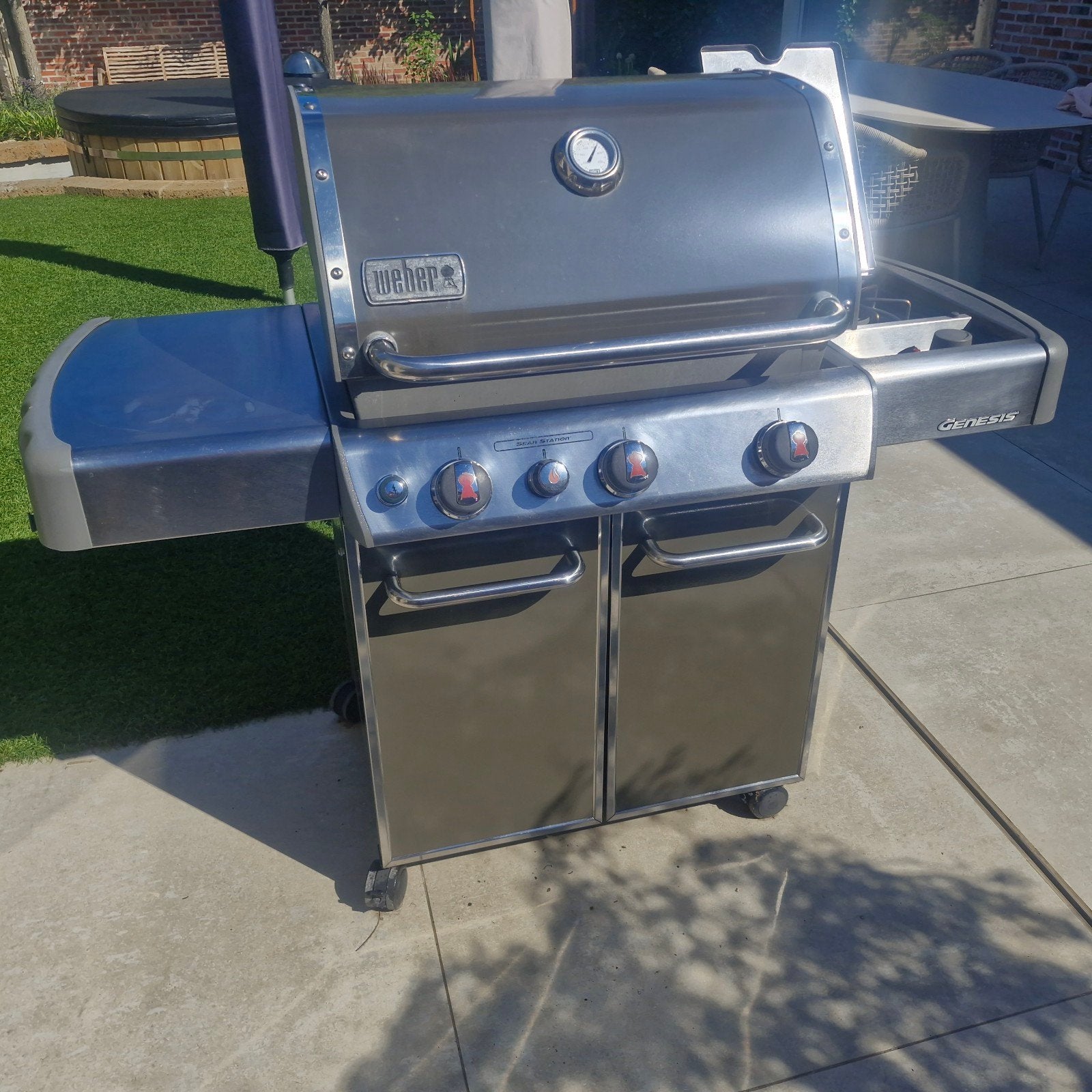Weber Genesis E330 rookgrijze barbecue met GBS-rooster, Enlèvement