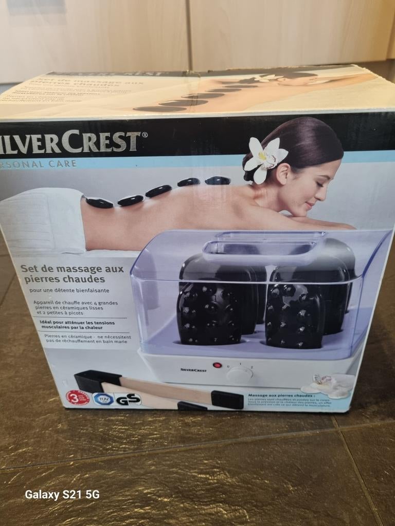 Silvercrest hotstone massageset, Electroménager, Fours, Enlèvement