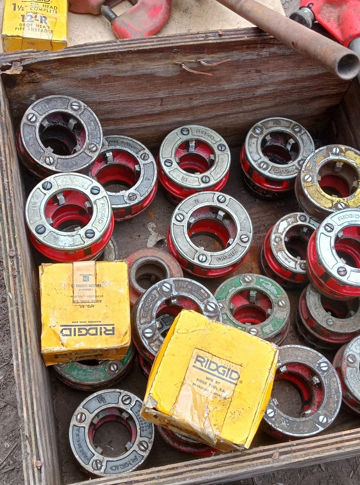 ÉQUIPEMENT DE FILETAGE RIDGID, Enlèvement