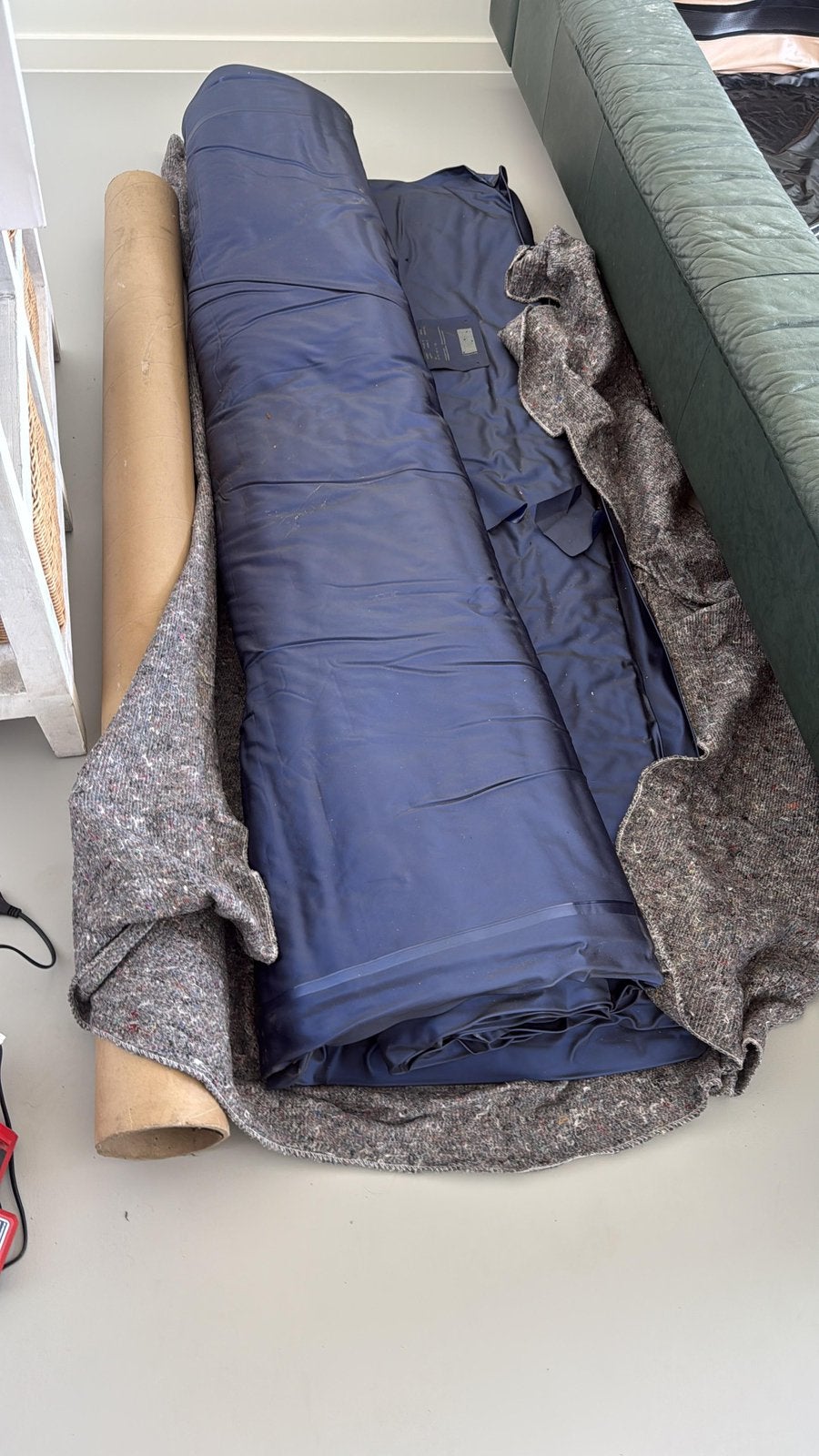 Waterbed, Huis en Inrichting, Slaapkamer | Bedden, Ophalen, Overige materialen, Gebruikt, Tweepersoons