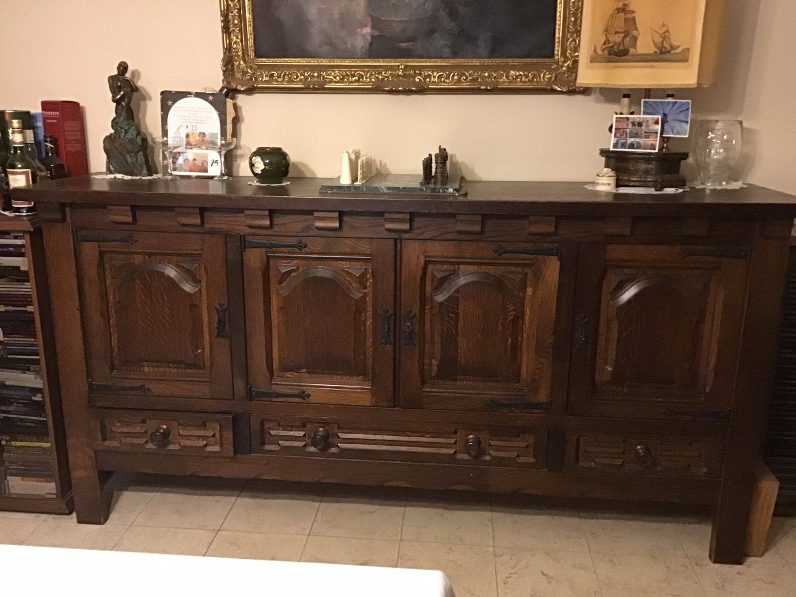 Prachtigtige rustieke dressoir., Enlèvement, Comme neuf