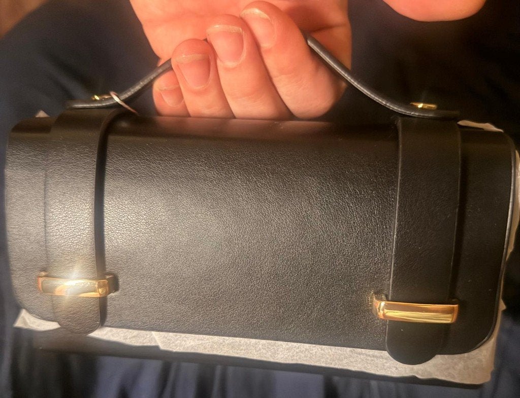 Zwart koffertje/handtas, Ophalen of Verzenden, Nieuw, Zwart, Handtas