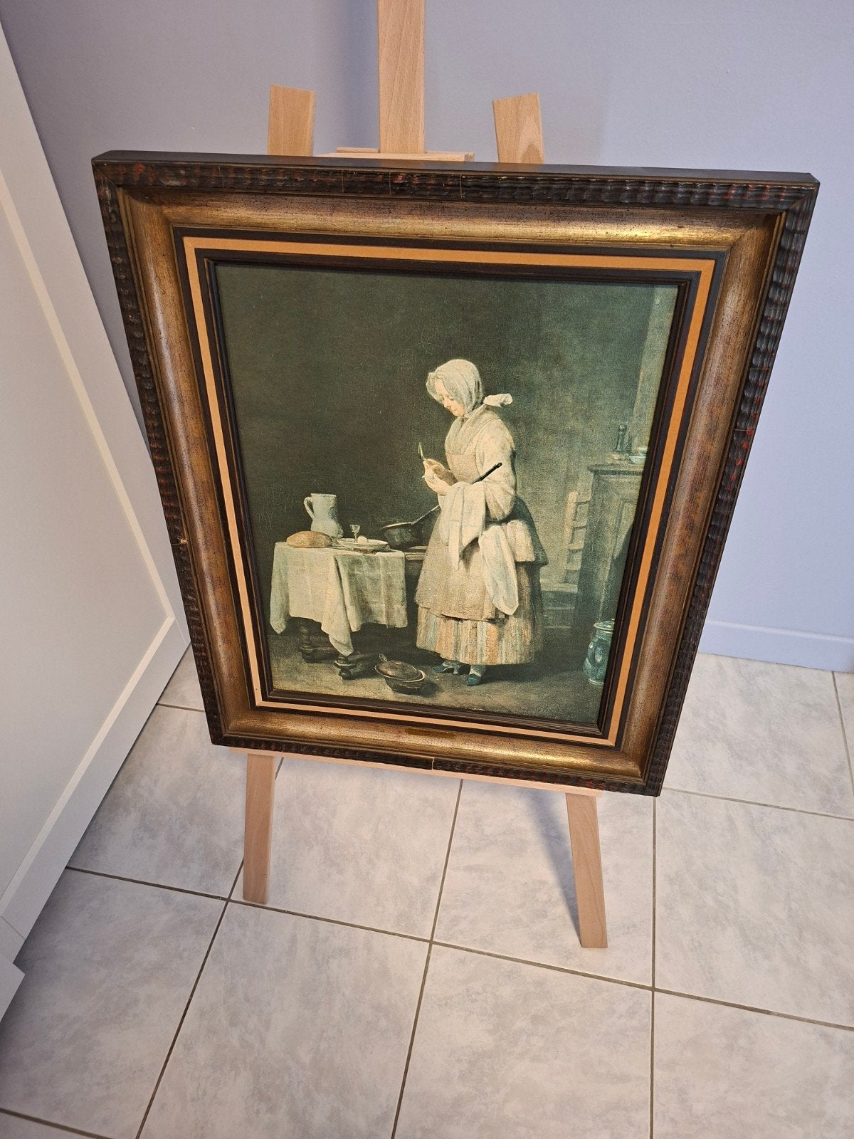 Chardin 1699-1779, Antiek en Kunst, Doek, Realistisch, Stilleven, Ophalen of Verzenden