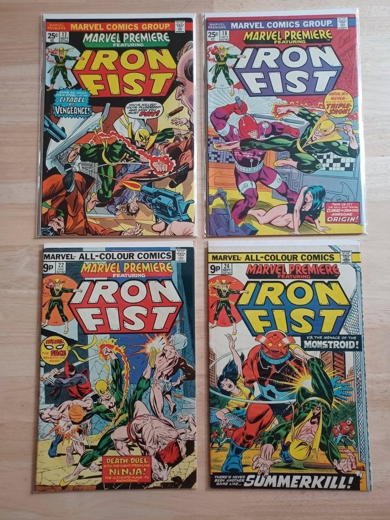 Iron fist and Powerman 1974-1983 (9 comics), Amerika, Marvel Comics, Ophalen of Verzenden, Zo goed als nieuw