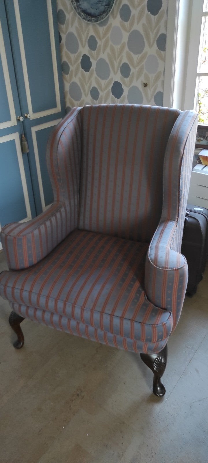 Mooie Engelse fauteuil, Ophalen, Stof