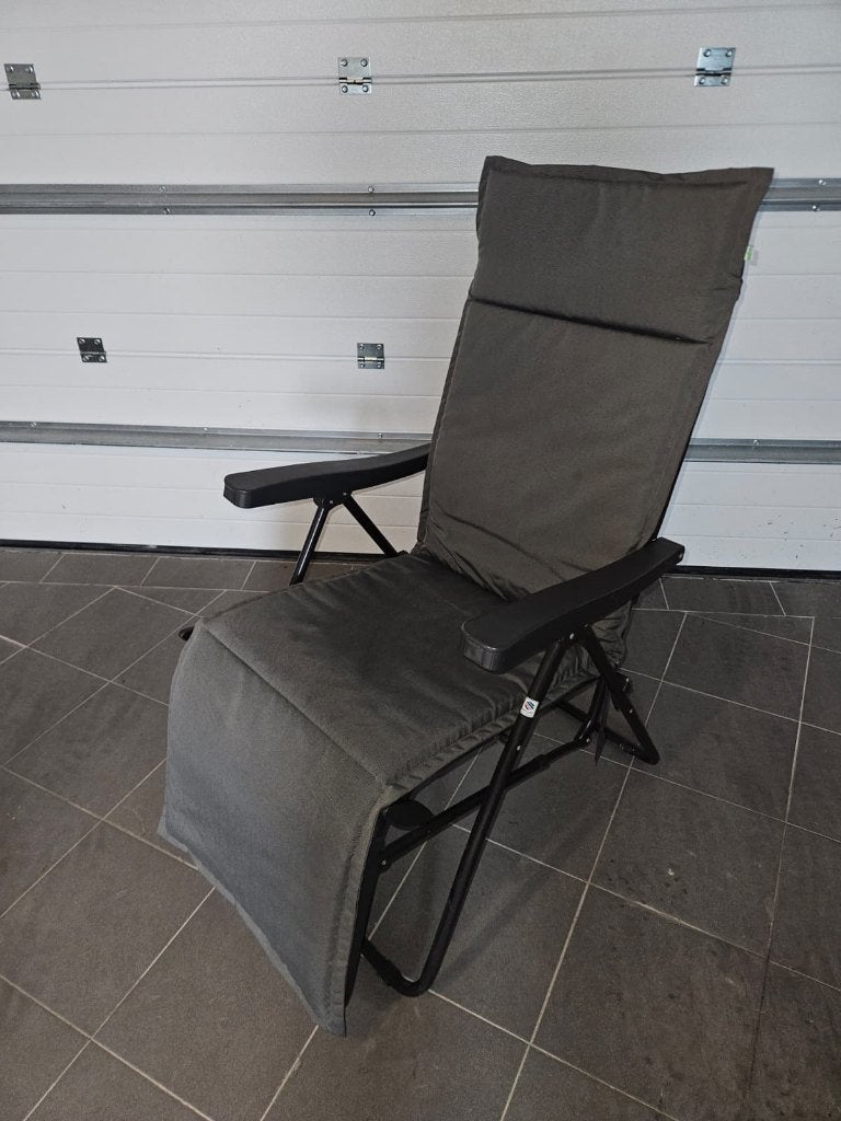Sieger vouwbare relaxstoel, Tuin en Terras, Ligbedden, Ophalen, Gebruikt, Metaal, Verstelbaar