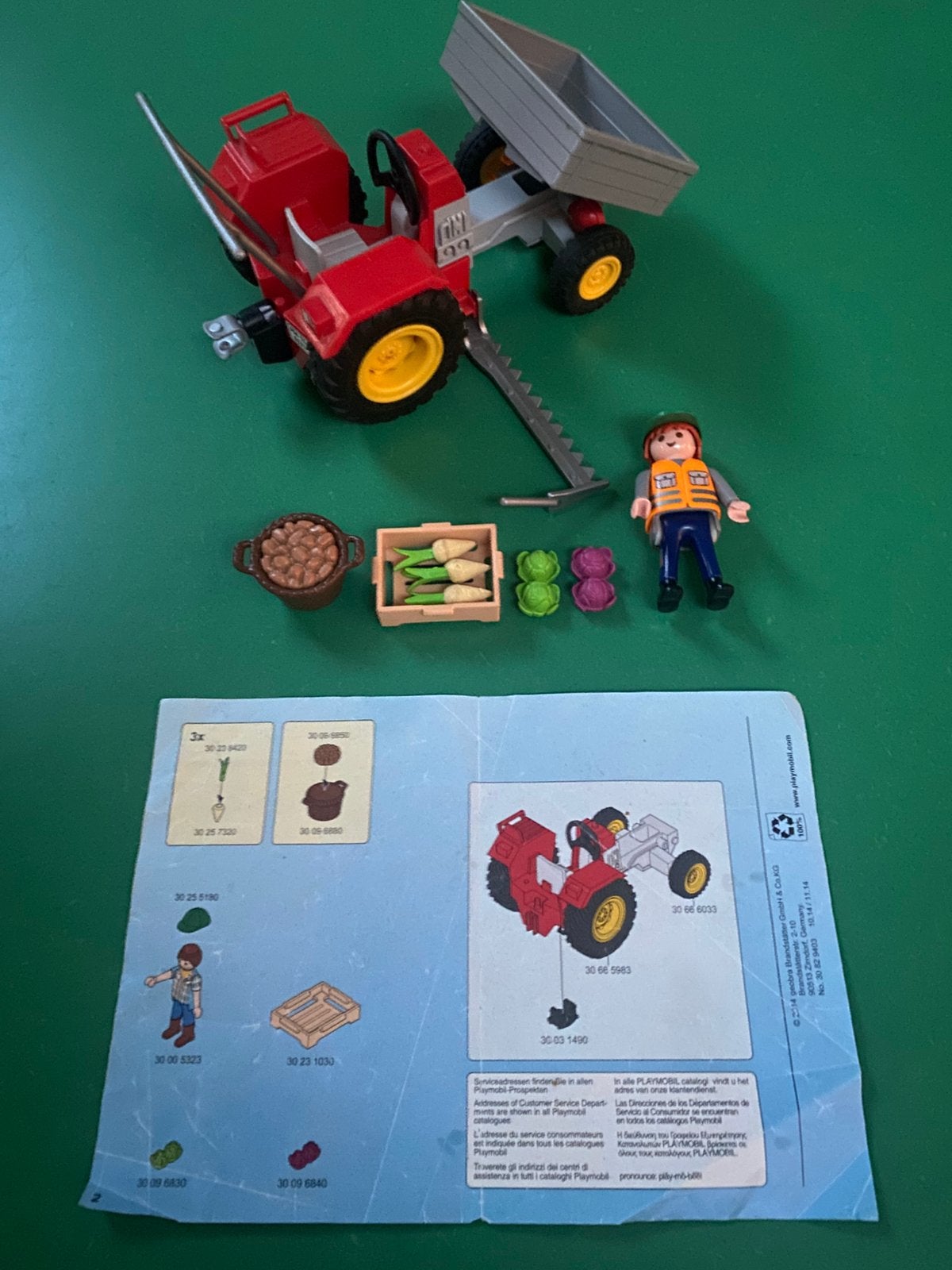 Playmobil Tractor, Kinderen en Baby's, Speelgoed | Playmobil, Complete set, Voertuig, Ophalen of Verzenden, Zo goed als nieuw
