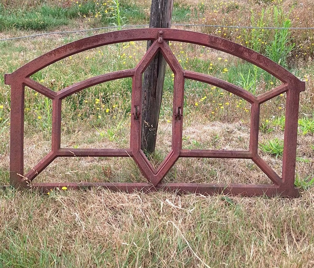 Stalraam, gietijzer als deco of voor gebruik., Doe-het-zelf en Bouw, Ophalen, Minder dan 80 cm, 80 tot 120 cm, Overige typen
