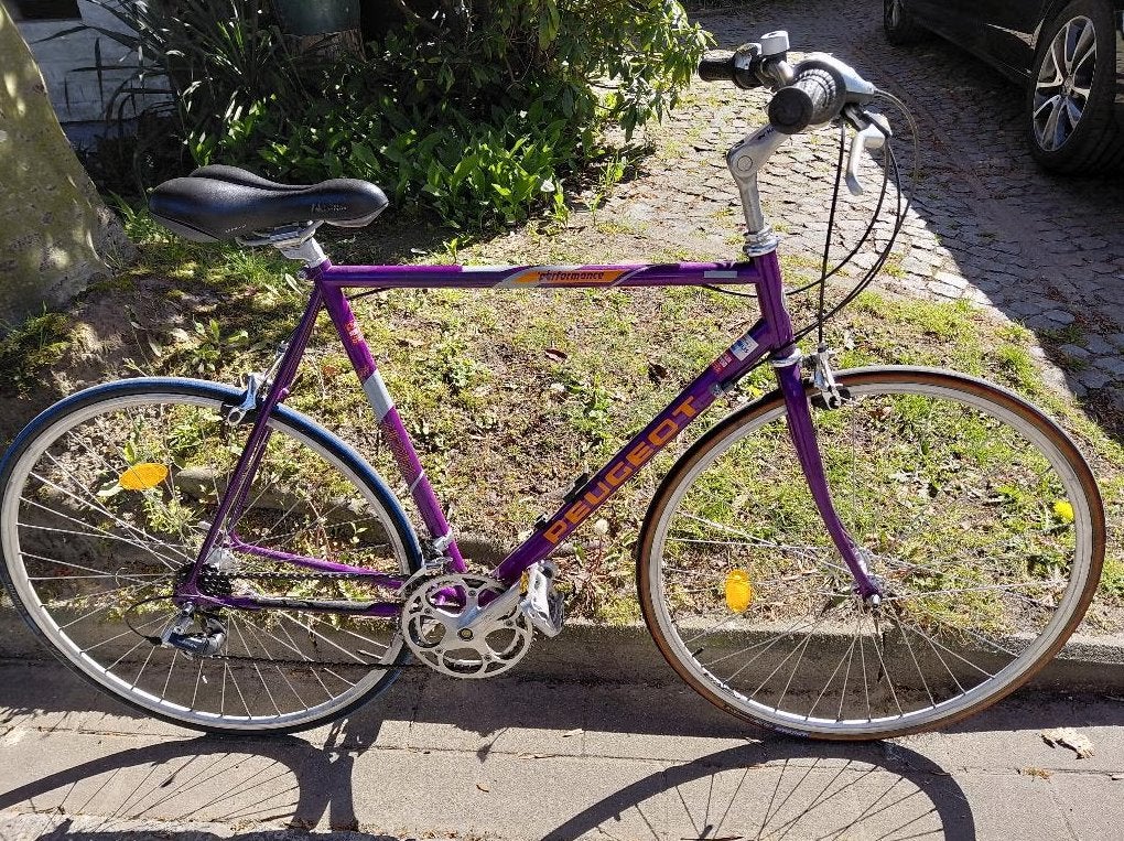 Racefiets Peugeot met recht stuur, 28 inch, Gebruikt, Ophalen, Overige merken