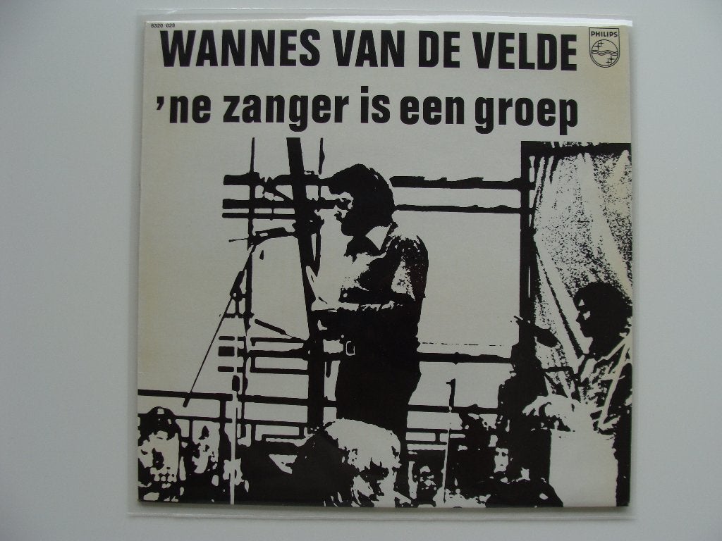 Wannes Van de Velde – 'ne Zanger Is Een Groep (1976), Cd's en Dvd's, LP, Folk, Ophalen of Verzenden, 12 inch