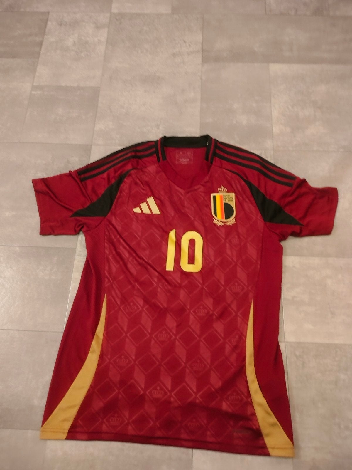 Maillot de football belge Romelu Lukaku - Maillot original -, Taille M, Enlèvement ou Envoi, Neuf, Maillot