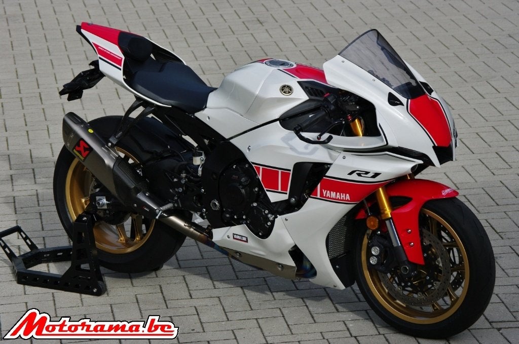 Yamaha YZF R1 60th Anniversary - 2022 - 4000 km @Motorama, Motos, Échappement sport, Permis Moto A, Entreprise, Occasion