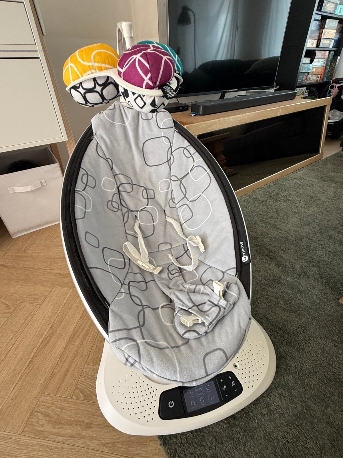 4moms Mamaroo zonder muziek, Autres marques, Enlèvement, Utilisé, Avec ceinture(s)