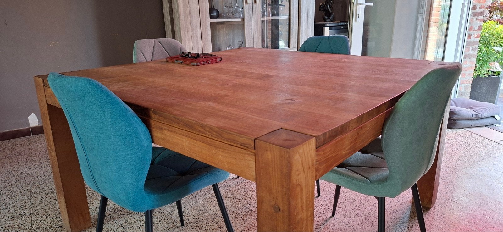 Teakhouten tafel voor 8 personen, Ophalen, Teakhout