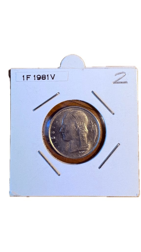 BAUDOUIN I : 1 FRANC 1981V, Enlèvement ou Envoi