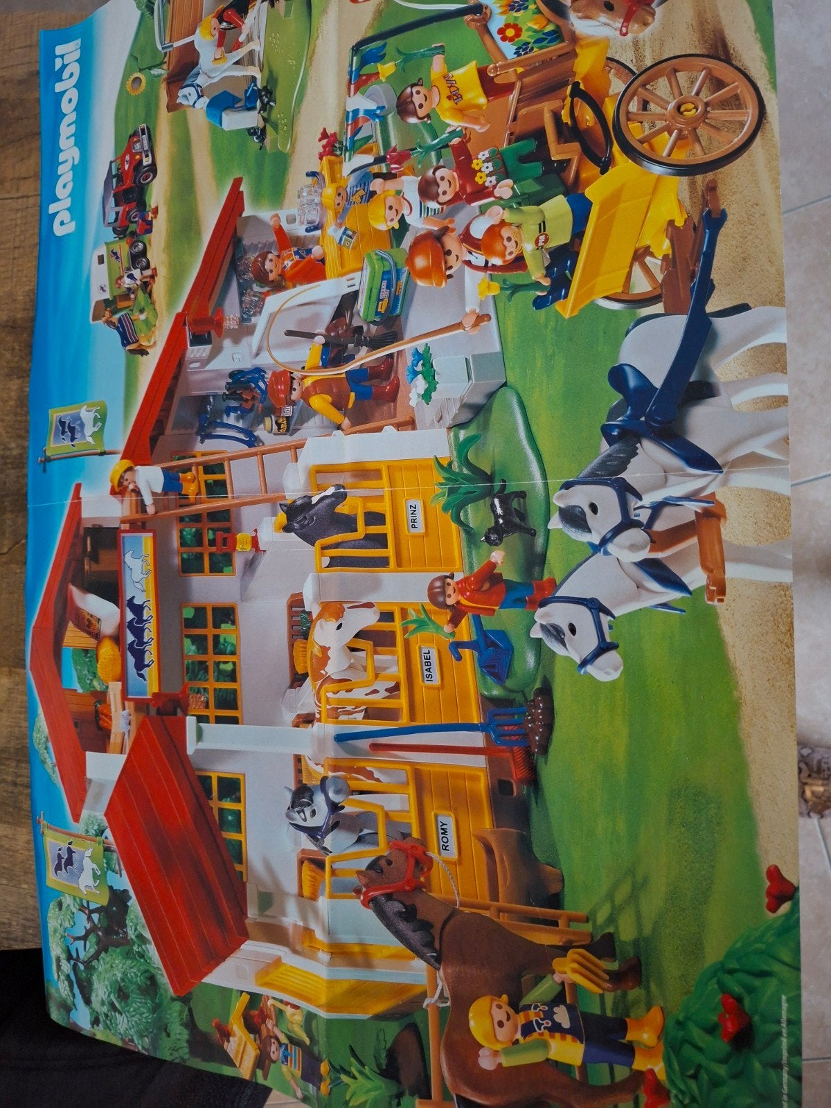playmobil manege, Ophalen, Complete set, Overige typen, Zo goed als nieuw