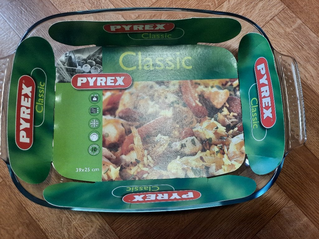 nieuwe glazen ovenschotel rechthoekig 39x25cm Pyrex Classic, Ophalen of Verzenden