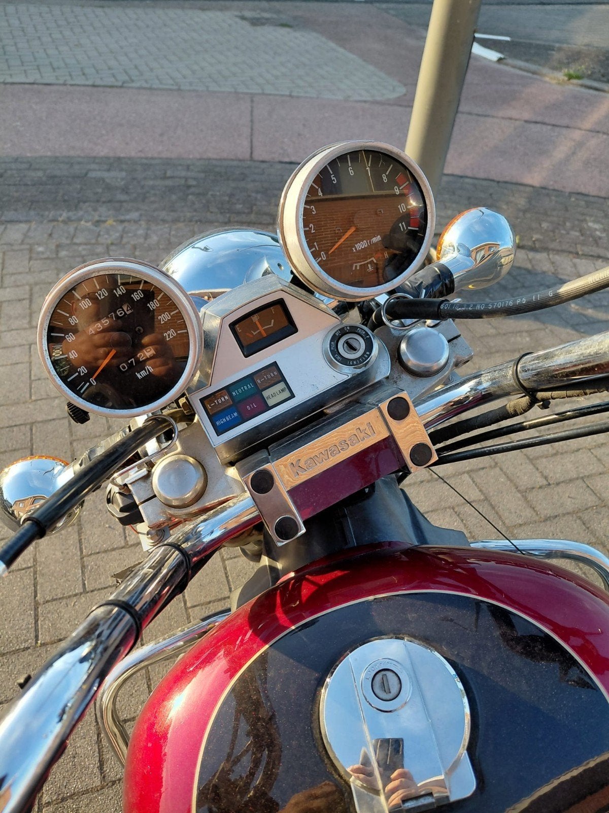 Kawasak Kawasaki, Motoren, Ophalen