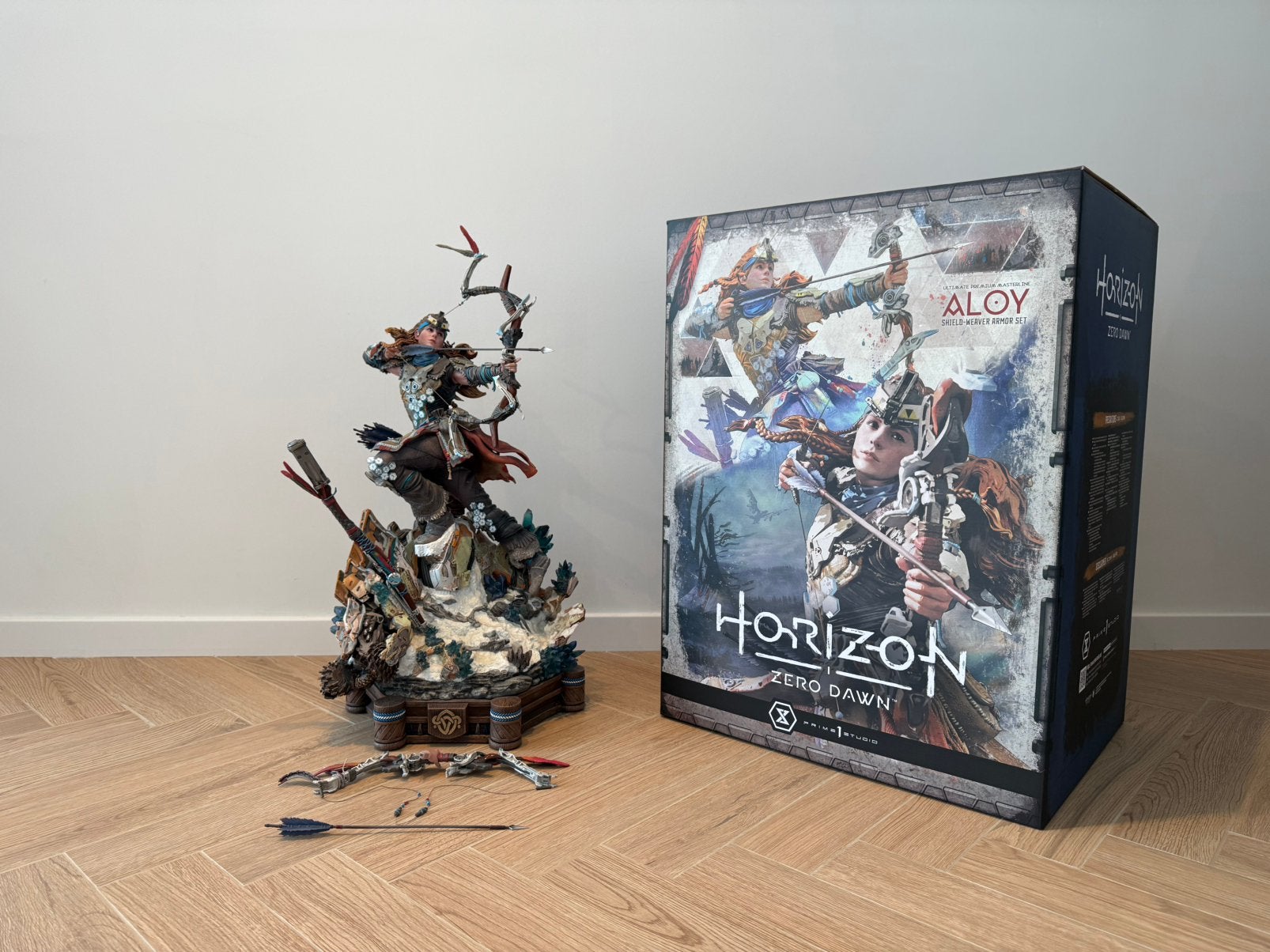 HZD: Aloy Shieldweaver Exclusive Edition (Prime1), Ophalen, Zo goed als nieuw, Fantasy