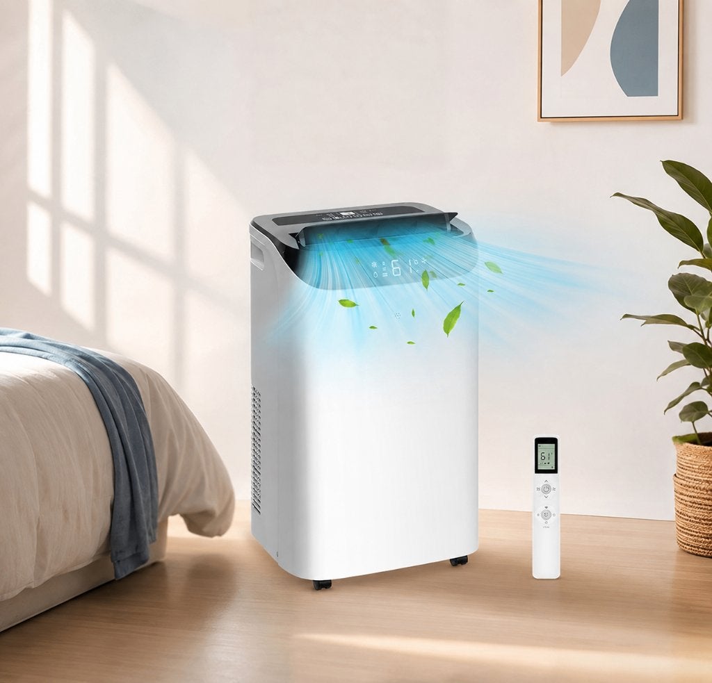 Mobiele Airco 14000 BTU  – Nieuw, Elektronische apparatuur, Airco's, Nieuw, 3 snelheden of meer, Ophalen of Verzenden, Koelen en Ontvochtigen