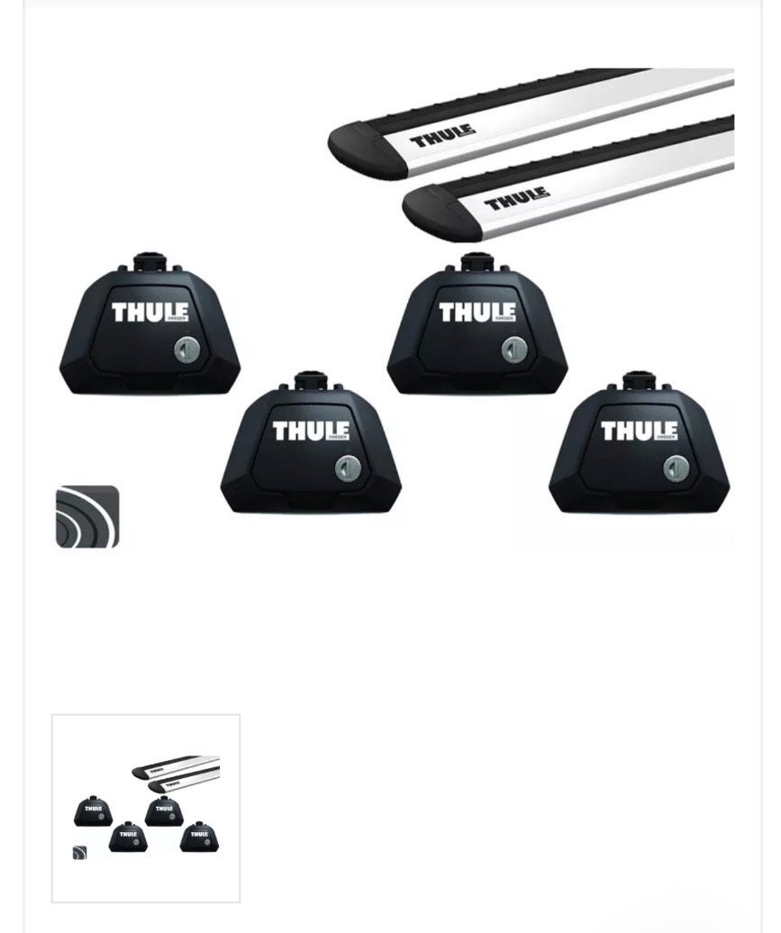Thule dakdragers Skoda Karoq, Autos : Divers, Porte-bagages, Comme neuf, Enlèvement