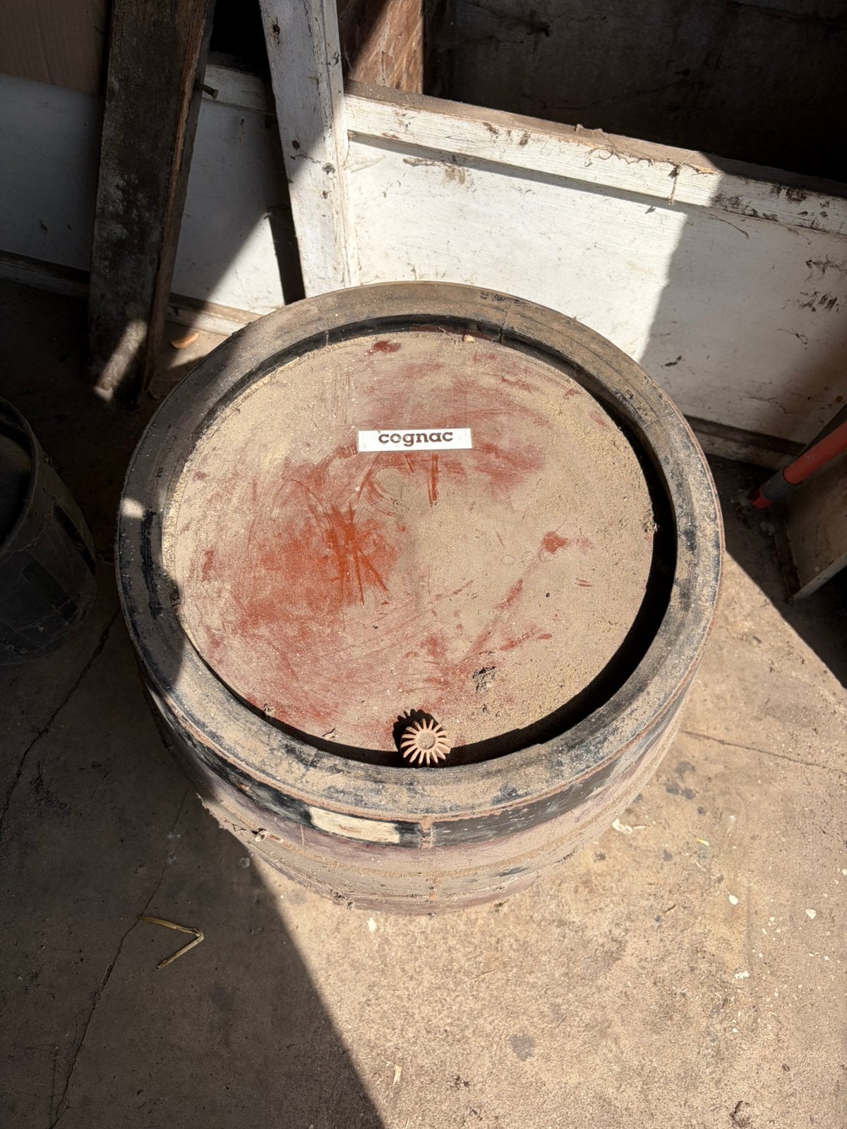 Oud cognac vat, Verzamelen, Ophalen, Zo goed als nieuw