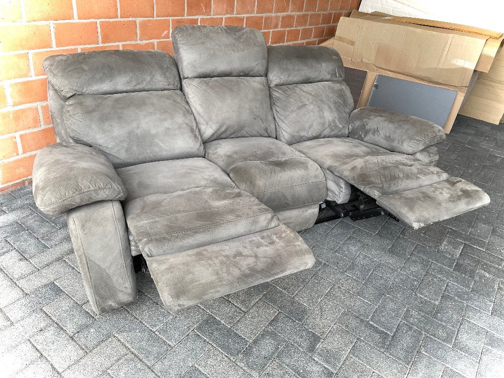 Salon - 3 zit met relaxen - goede staat, Enlèvement, Utilisé, Tissus