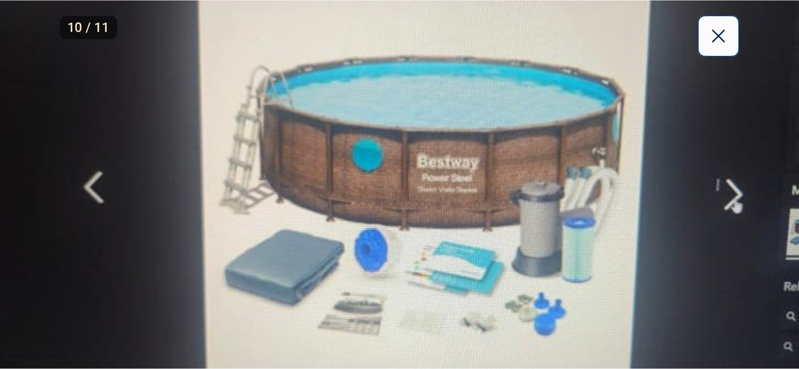 Vds : grande piscine bestway neuve complete, Enlèvement, Comme neuf