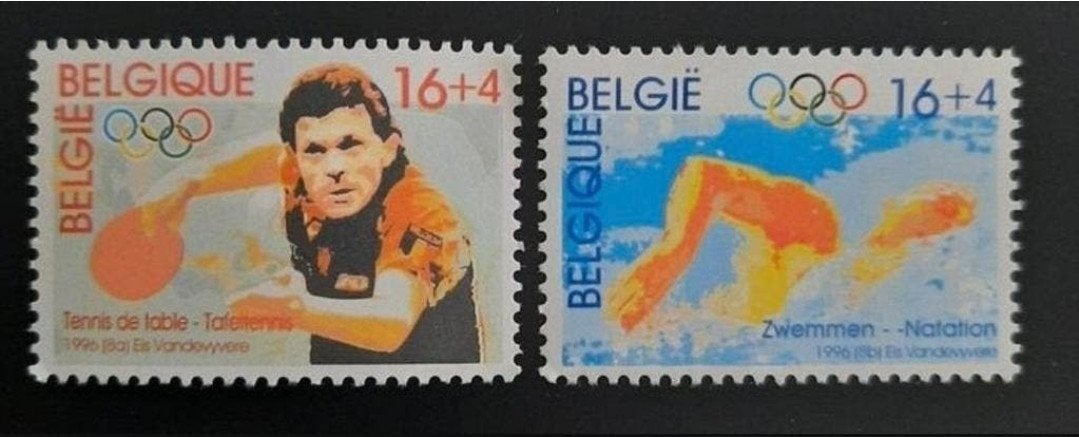 België: OBP 2646/47 ** Sport 1996., Postzegels en Munten, Ophalen of Verzenden, Zonder stempel, Postfris, Postfris