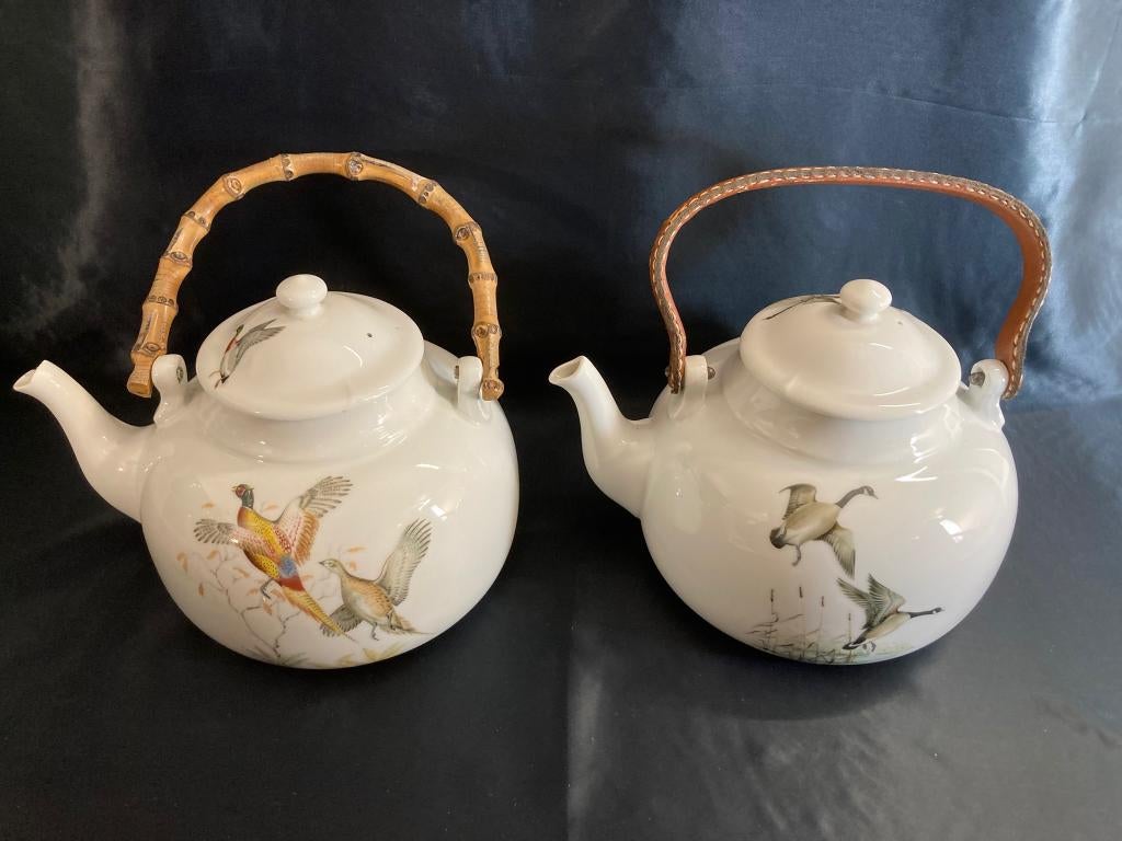 Porcelaine de Paris Frugier 1950 2 théières, Enlèvement ou Envoi