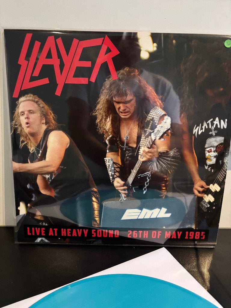 LP - Slayer - en direct avec un son lourd, 12 pouces, Enlèvement ou Envoi, 1980 - 1989, Comme neuf
