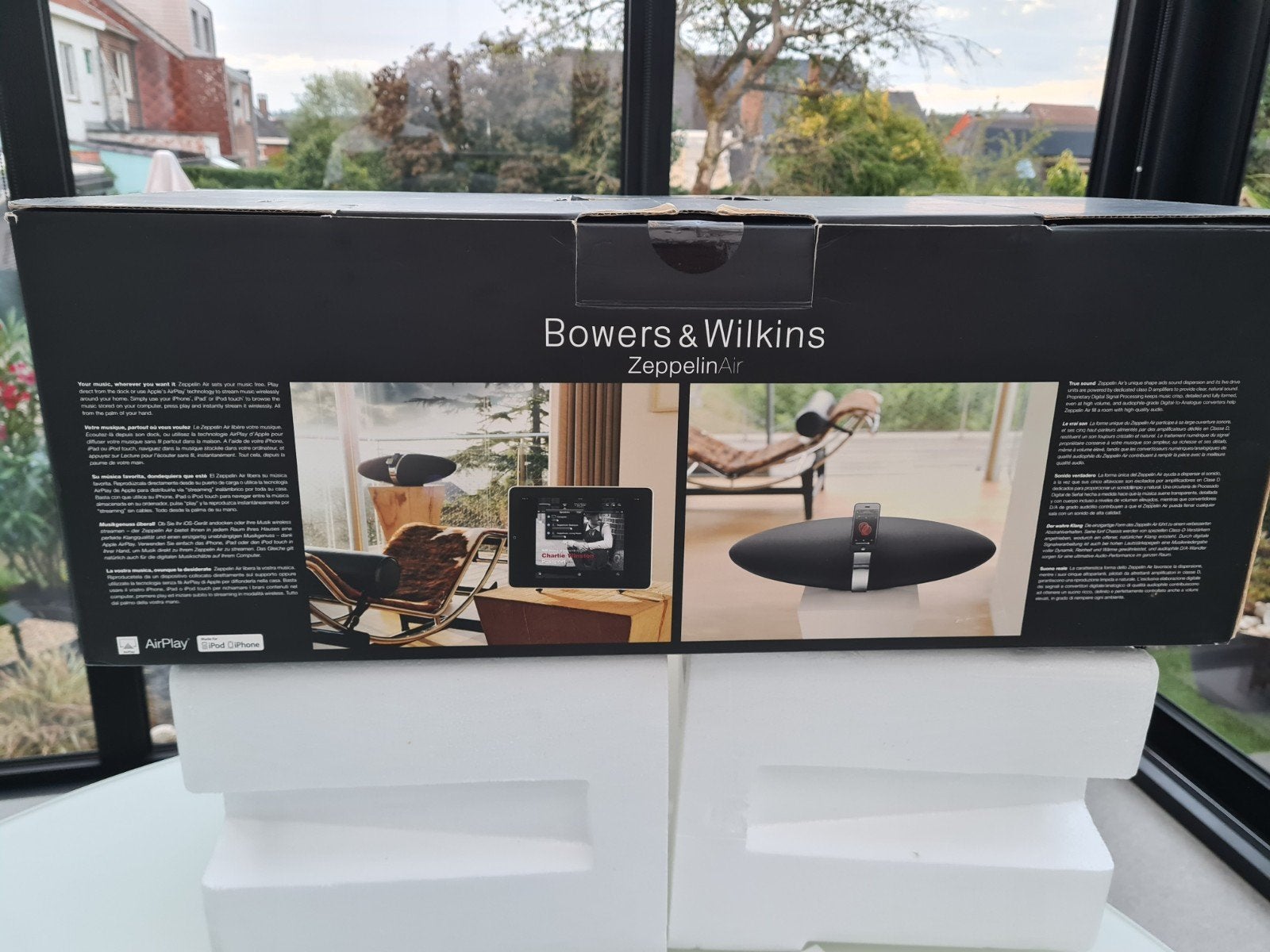 Bowers & Wilkins Zeppelin Air, Subwoofer, Basreflex, Zo goed als nieuw, Ophalen