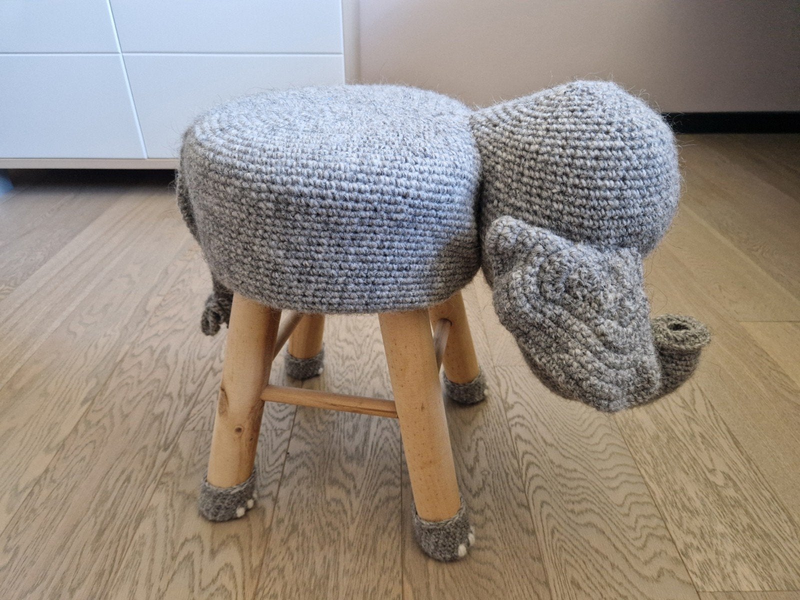 Olifant krukje, Huis en Inrichting, Ophalen, Zo goed als nieuw, Hout