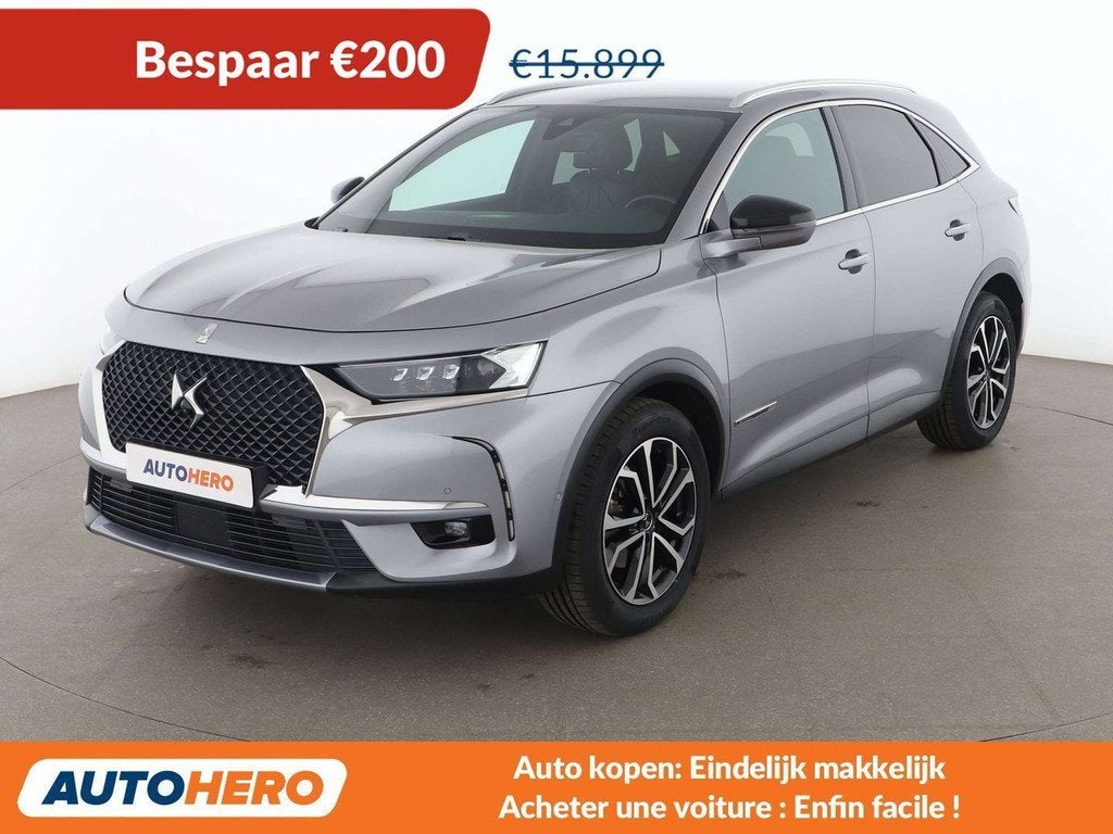 DS Automobiles DS 7 Crossback 1.6 PureTech So Chic, Autos, Cuir, Argent ou Gris, Euro 6, Noir