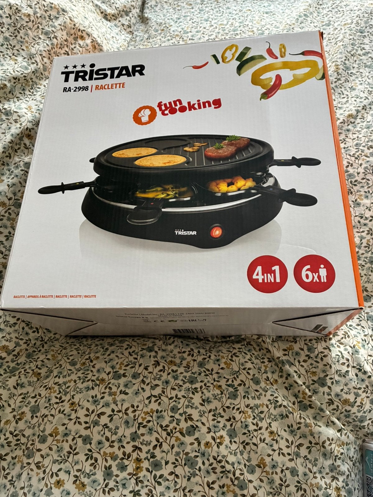 Raclette tristar 6 pers, Ophalen of Verzenden, Nieuw