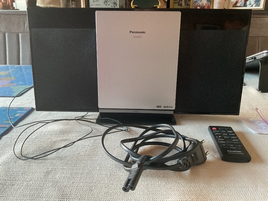Radio Panasonic, lecteur CD, iPod, Classic, Comme neuf, Enlèvement, Avec radio