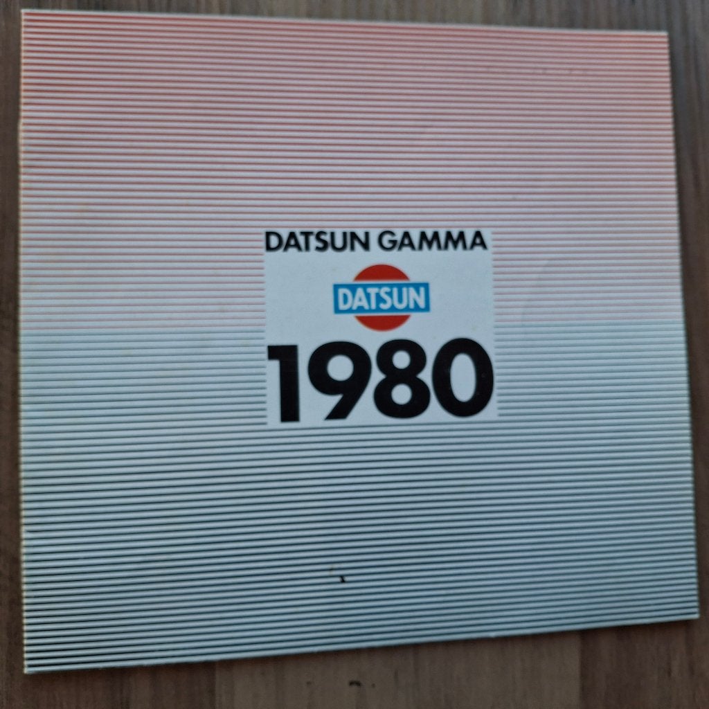 DATSUN  gamma  1980, Boeken, Auto's | Folders en Tijdschriften, Ophalen of Verzenden, Nieuw, Overige merken