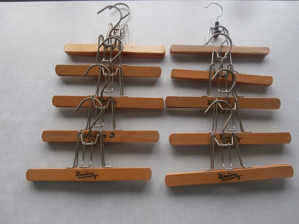 lot:kleerhangers- houten en metaal-2dehands, Kleding | Dames, Ophalen of Verzenden, Overige materialen