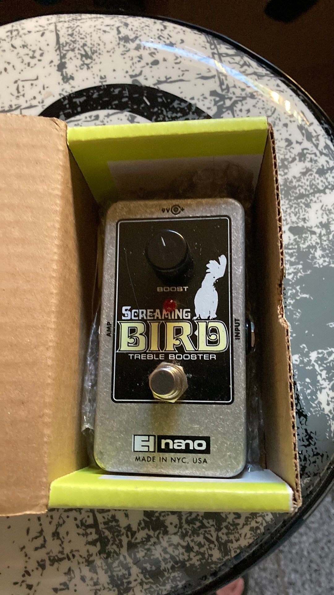 Electro-Harmonix (EHX) Screaming Bird Treble Booster, Ophalen of Verzenden, Zo goed als nieuw